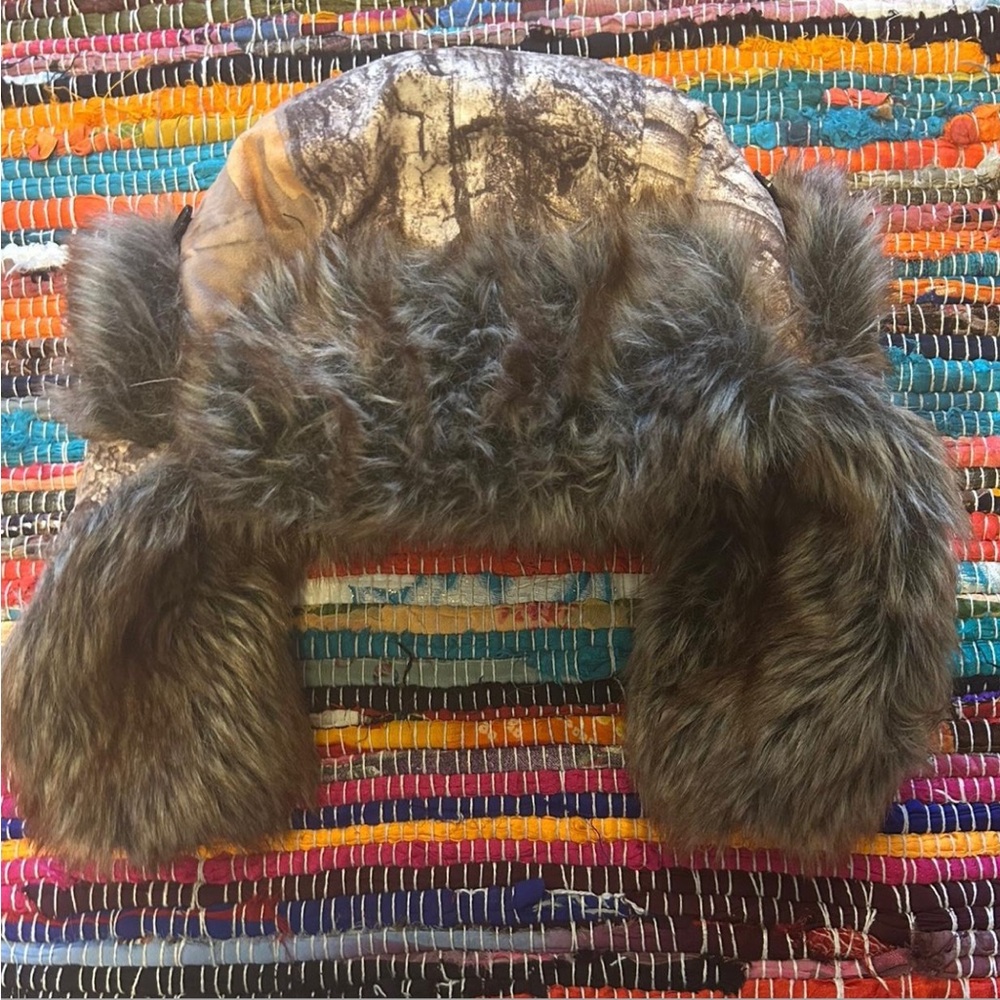Women's Faux Fur Earflap Hat - Brown